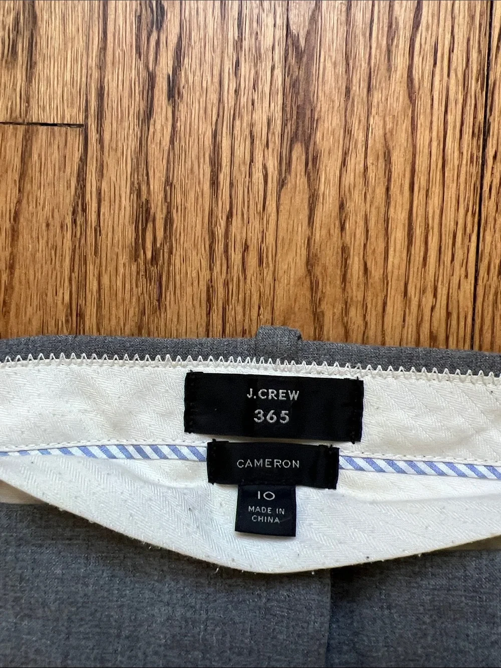 J. Crew Gray Tailored Dress Trousers